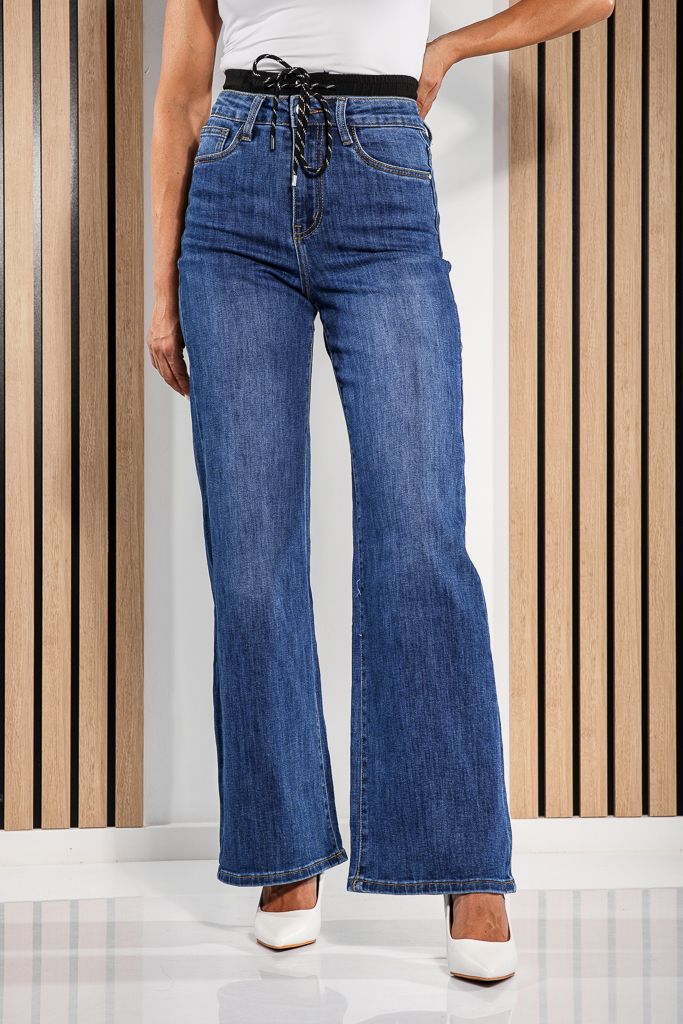 Farmer Wide Leg Fit női Fausta Kék #A1207