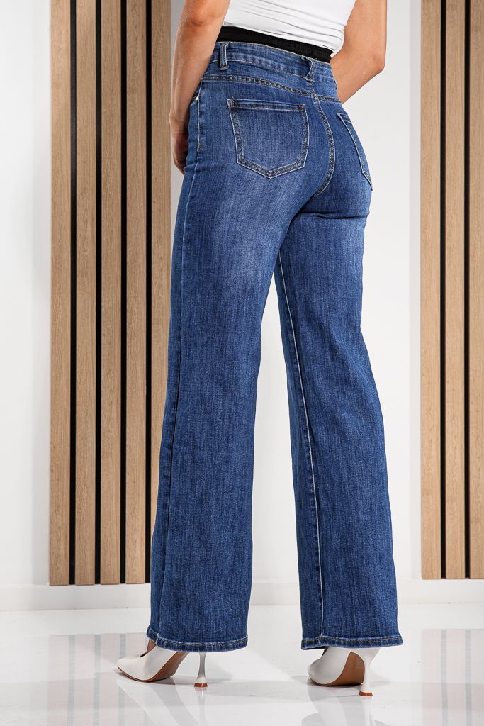 Farmer Wide Leg Fit női Fausta Kék #A1207