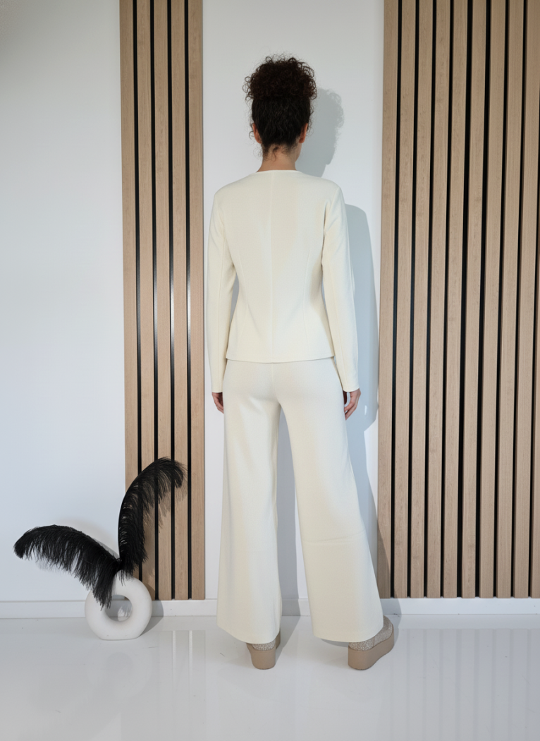 Női együttes bézs Cate 2 kötött darab #A1247