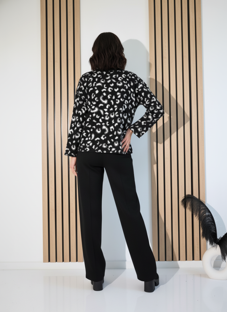 Női együttes fekete Fergie 2 kötött darab #A1250