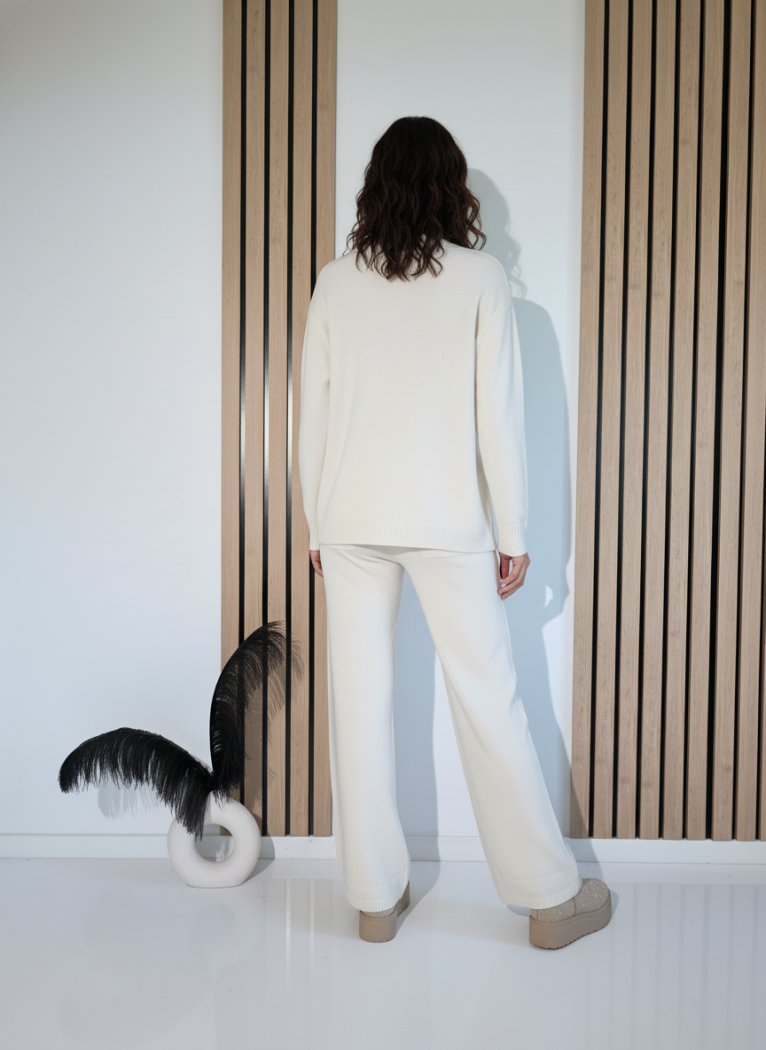 Női együttes fehér Page 2 kötött darab #A1257