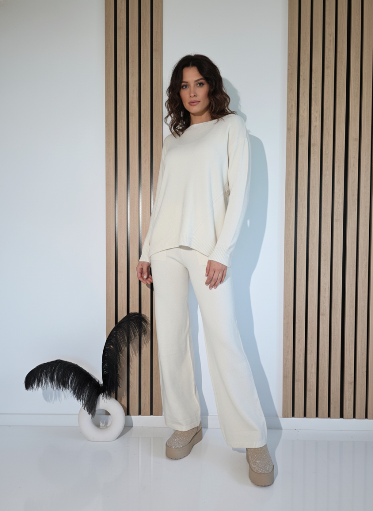 Női együttes fehér Page 2 kötött darab #A1257