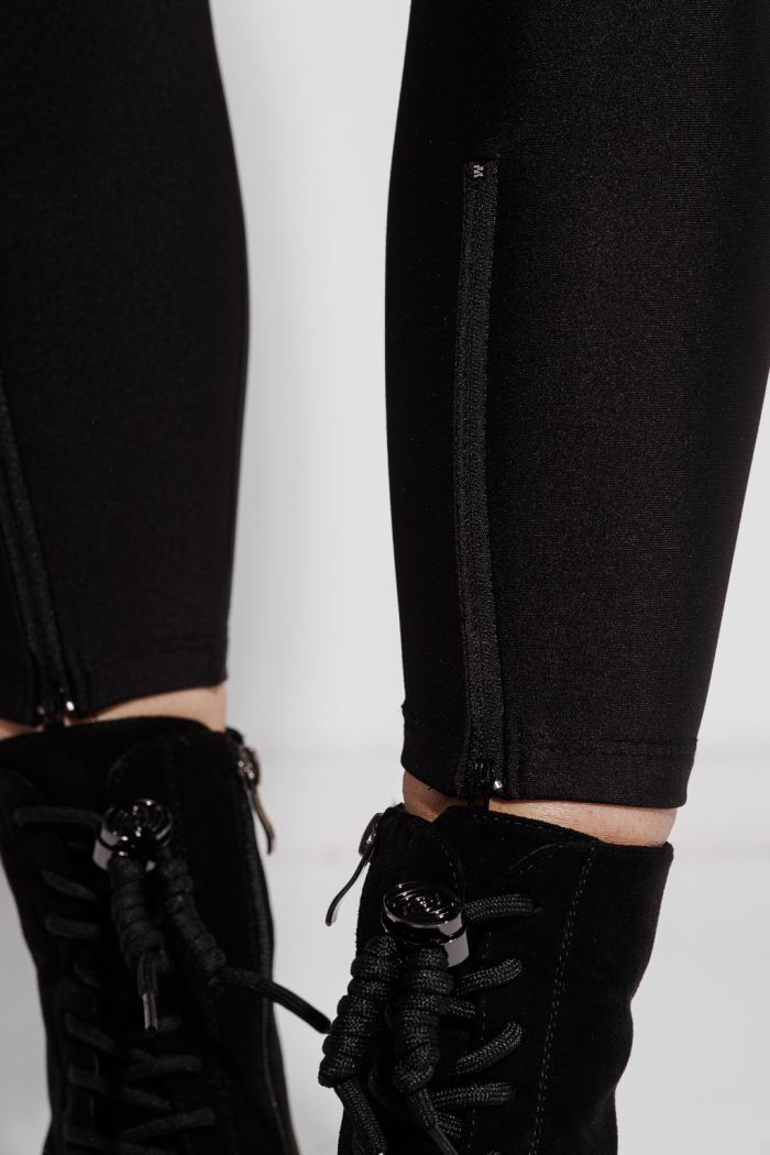 Női bélelt harisnyanadrág Clarice Fekete #A1340