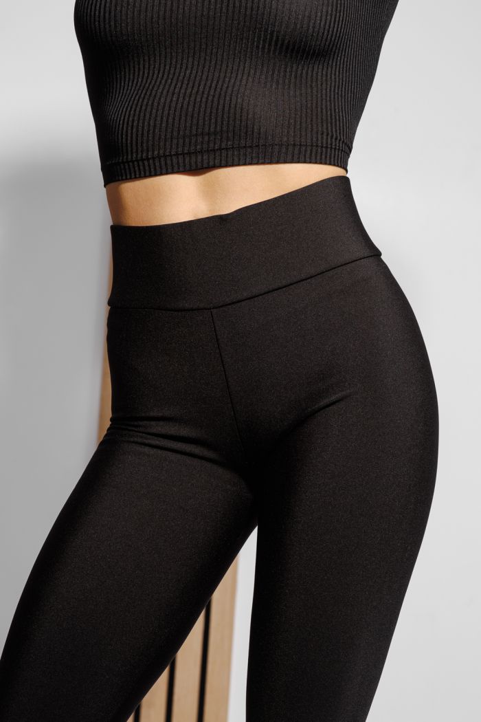 Női harisnyanadrág párnázott Ariana Fekete #A1317