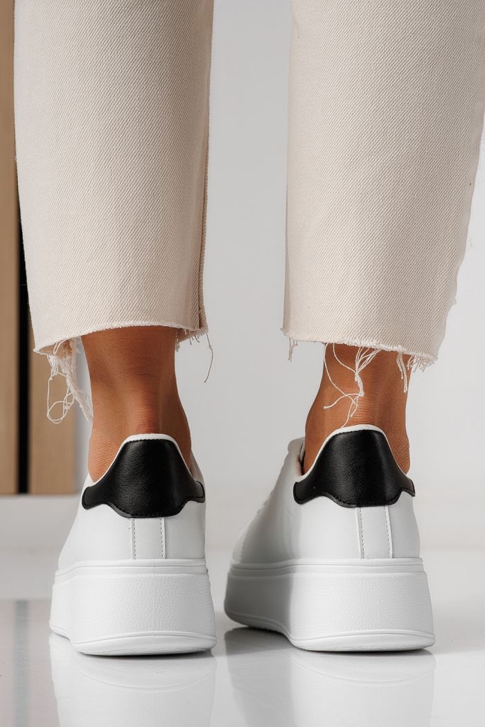 Női sportcipők fehér öko bőrből készült Celin #24062