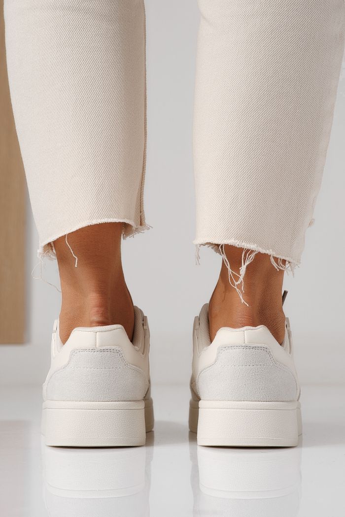 Női sportcipők bézs öko bőrből készült Iris #24188