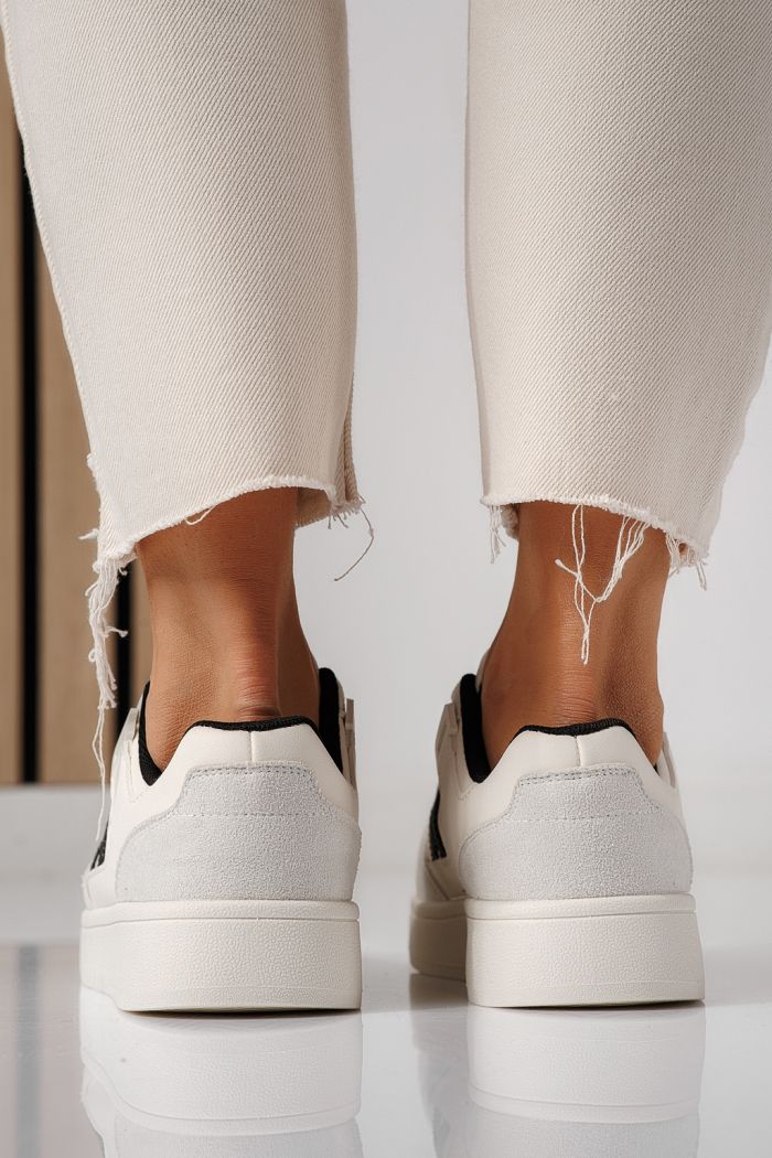 Női sportcipők bézs öko bőrből készült Iris #24190