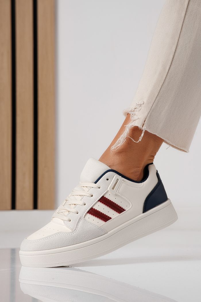 Női sportcipők kék öko bőrből készült Iris #24191