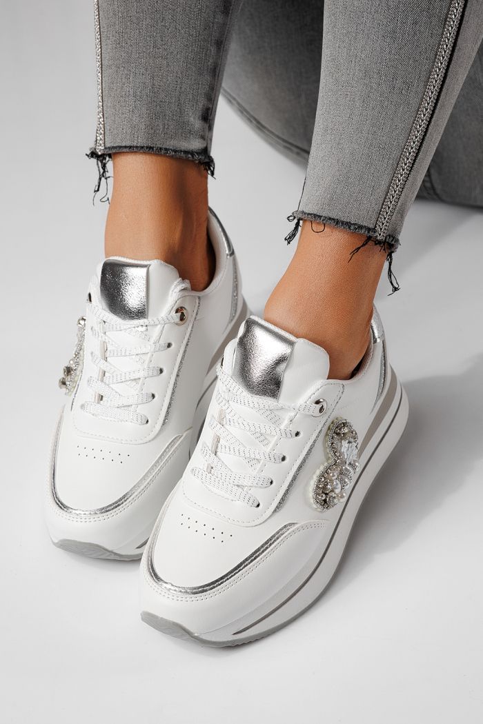 Női sportcipők fekete öko bőrből készült Kayla #24139