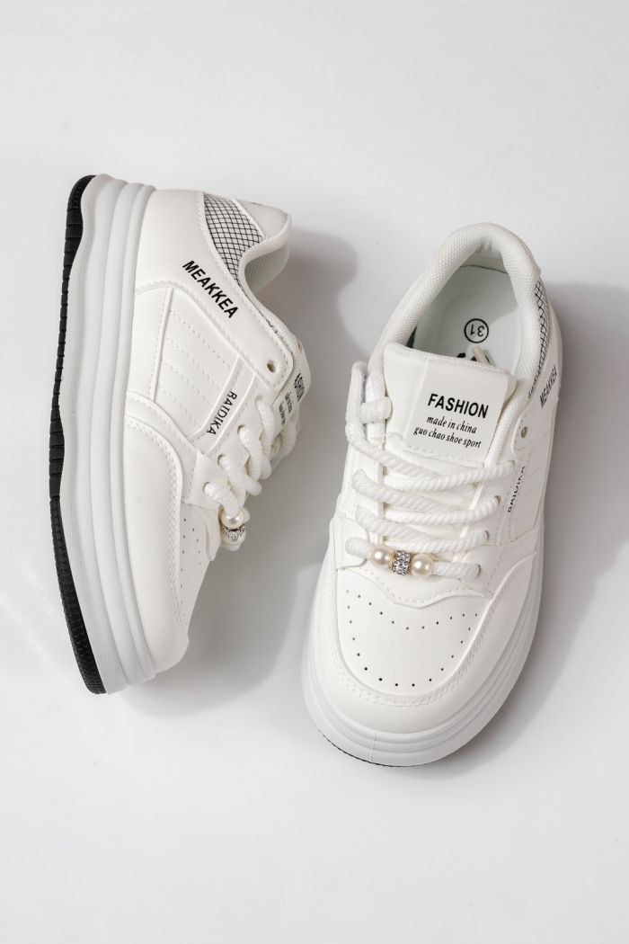 Gyerekcipők fekete öko bőrből készült Asena #24025