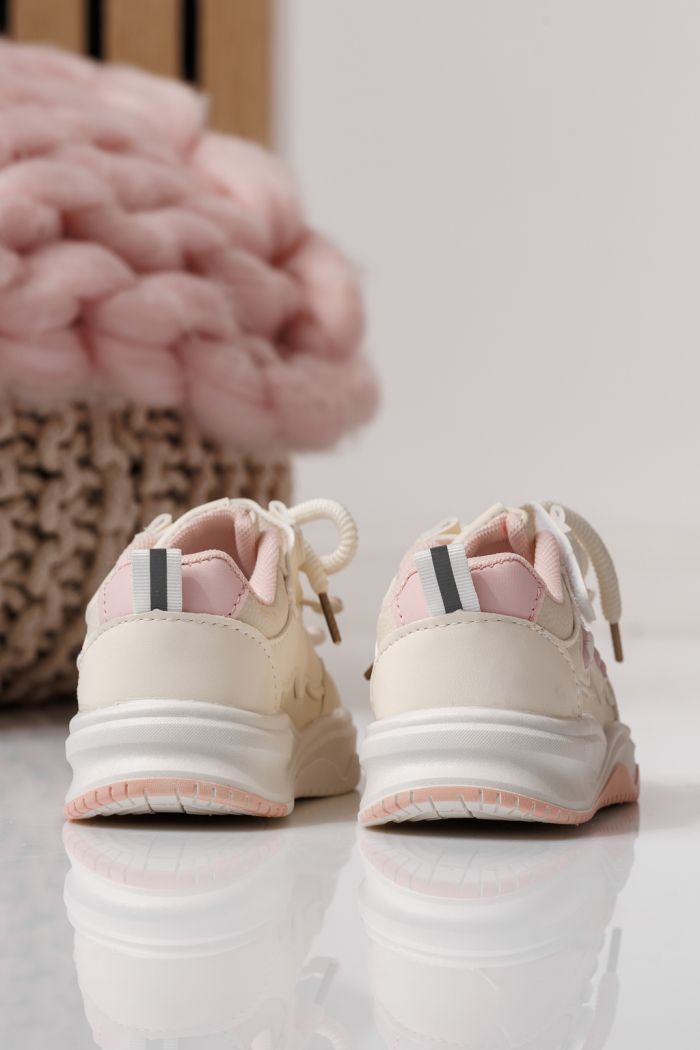 Gyerekcipők rózsaszín öko bőrből készült Briana #24046