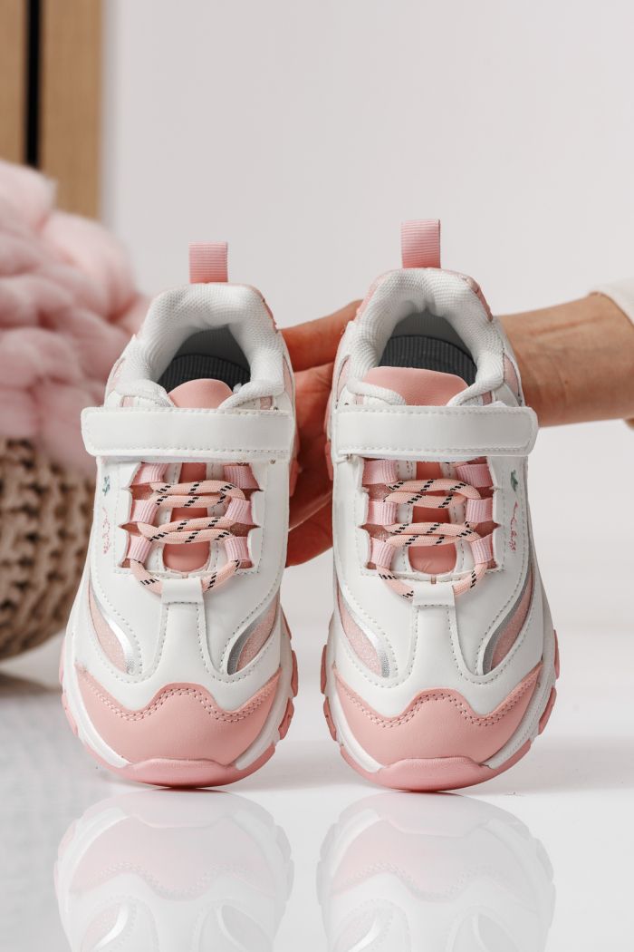 Gyerekcipők fehér öko bőrből készült Arya #24041