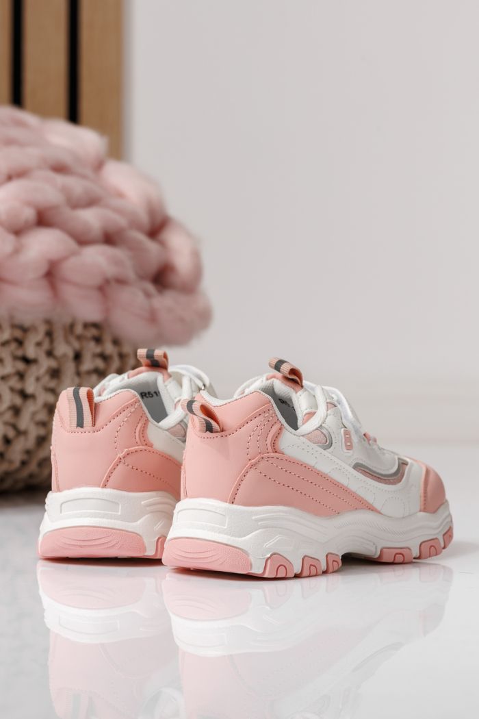 Gyerekcipők rózsaszín öko bőrből készült Arya #24030