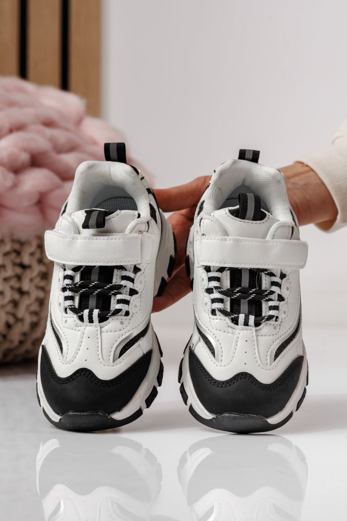 Gyerekcipők fekete öko bőrből készült Arya #24028