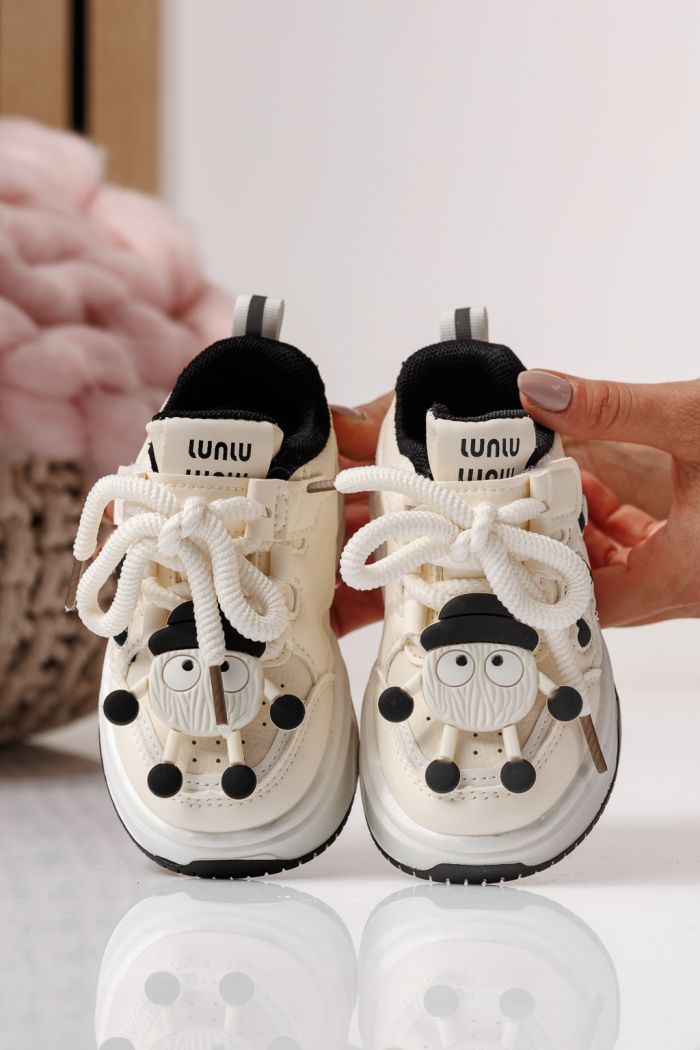 Gyerekcipők fekete öko bőrből készült Briana #24045