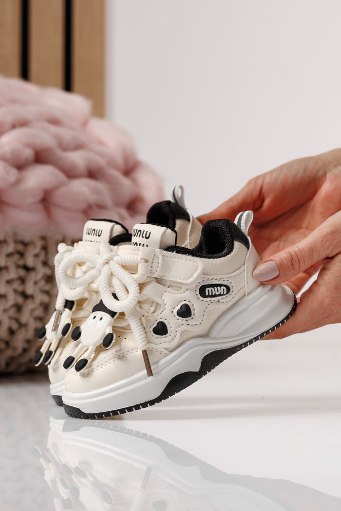 Gyerekcipők fekete öko bőrből készült Briana #24045