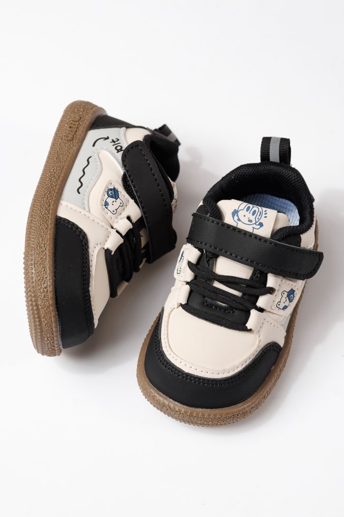 Gyerekcipők fekete öko bőrből készült Adda #24017