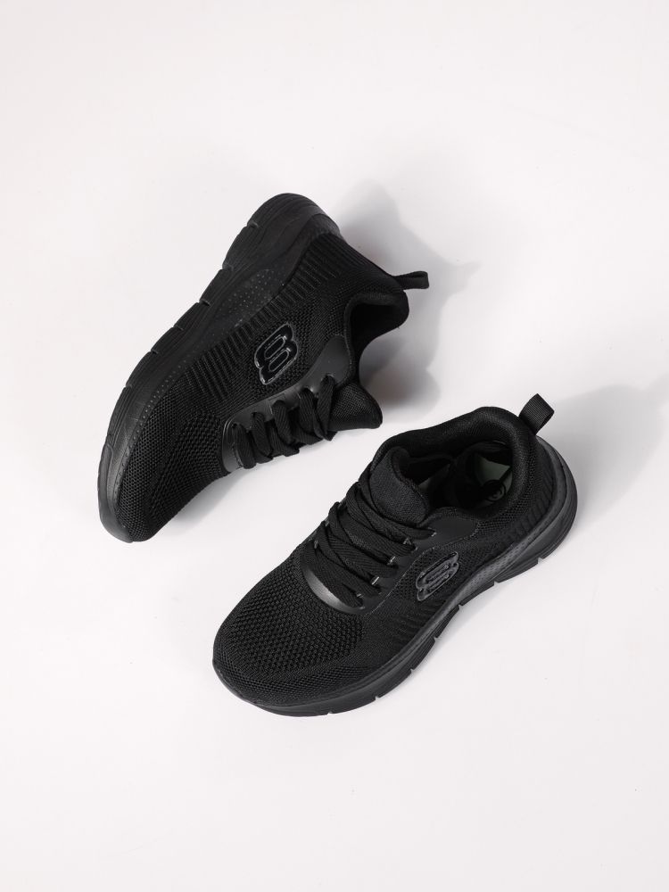 Mia Női Sportcipő Fekete Textil Anyagból #24288