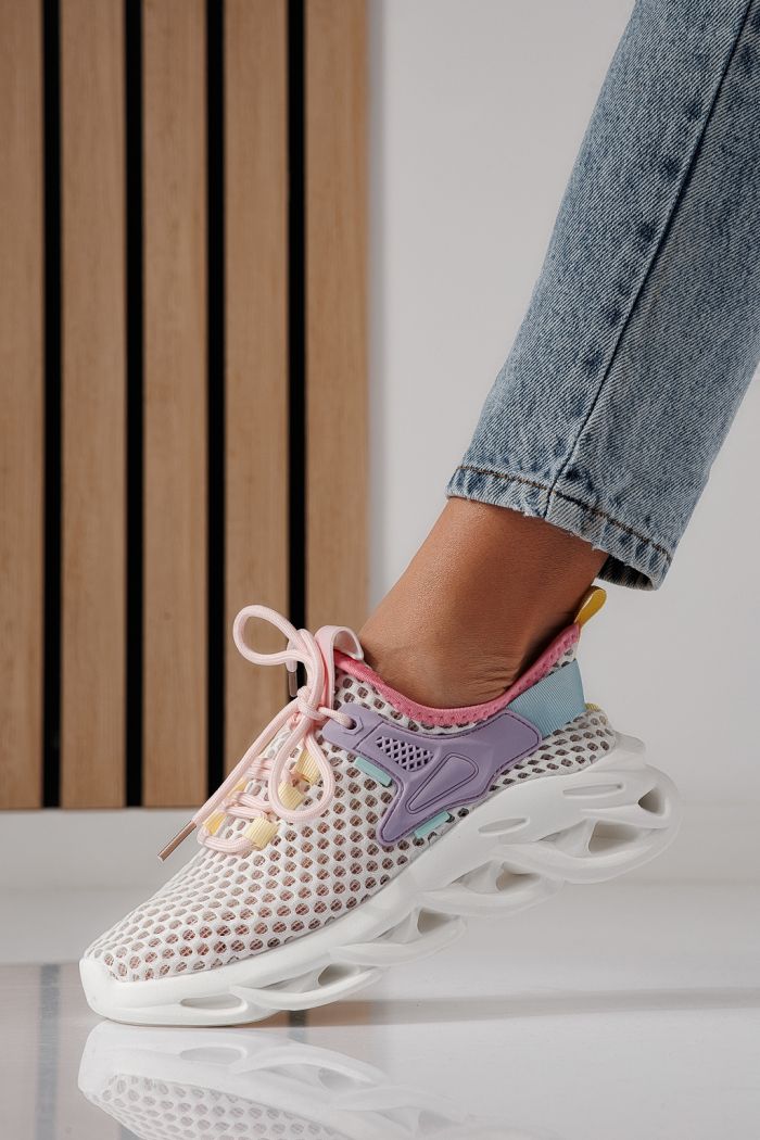 Adidasi dama multicolor din material textil Florentina #24312