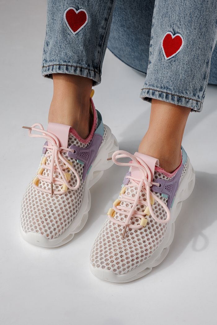 Adidasi dama multicolor din material textil Florentina #24312