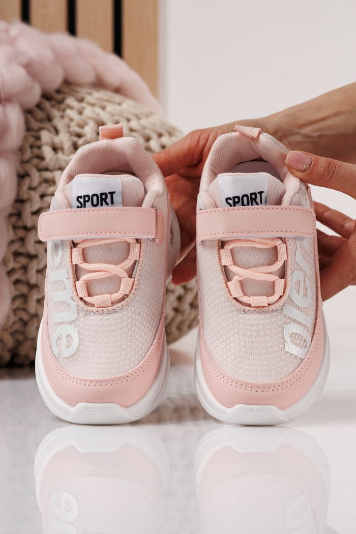 Gyerekcipők rózsaszín textil anyagból készült Freya #24352