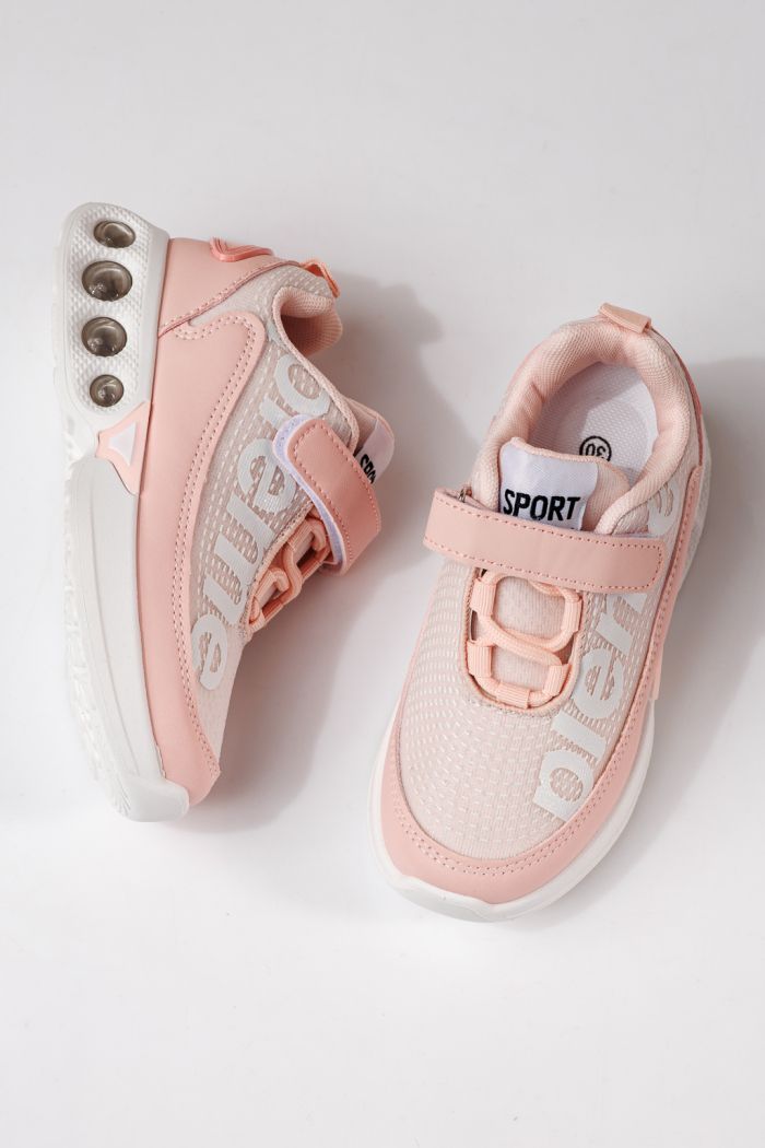 Gyerekcipők rózsaszín textil anyagból készült Freya #24352