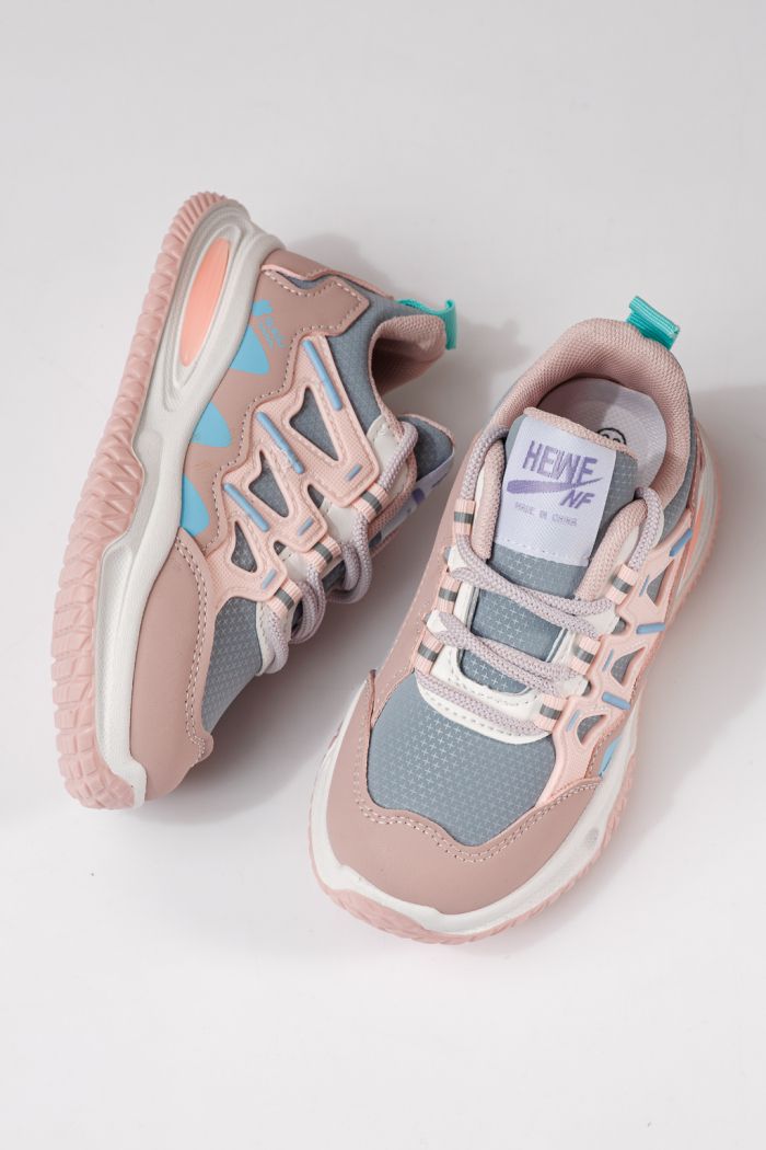 Gyerekcipők rózsaszín öko bőrből készült Calista #24368