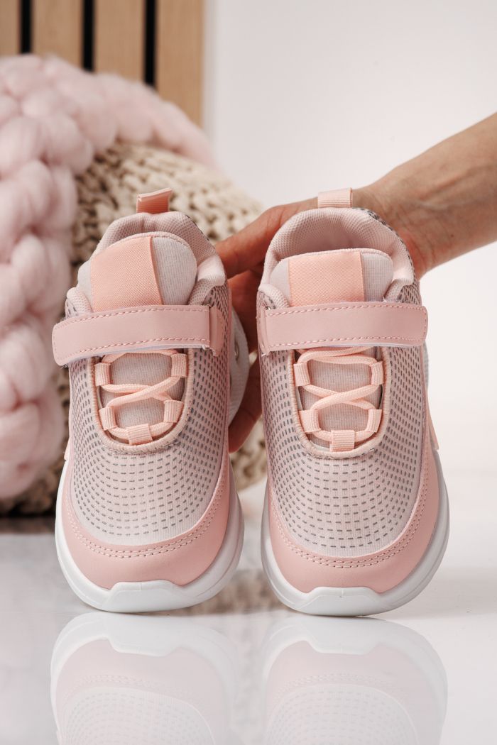 Gyerekcipők rózsaszín textil anyagból készült Victoria #24355