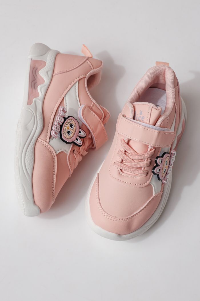 Gyerekcipők rózsaszín öko bőrből készült Bubu #24373