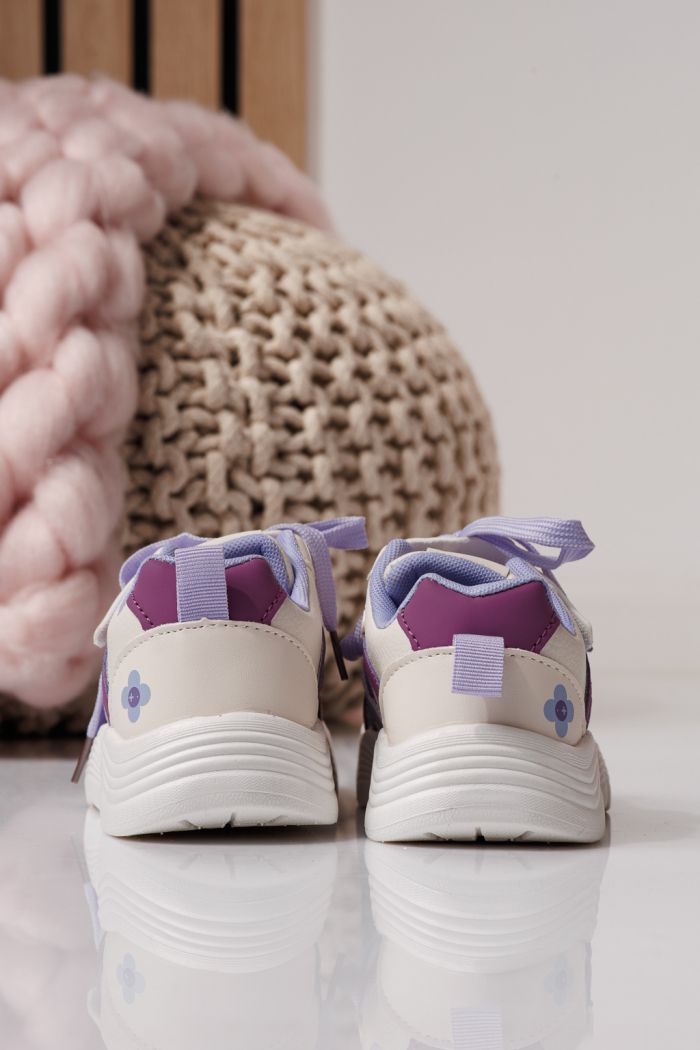 Gyerekcipők fehér öko bőrből készült Bubu #24335