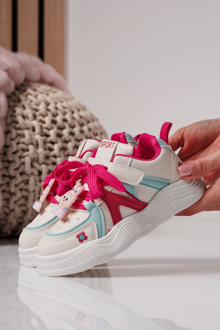 Gyerekcipők rózsaszín öko bőrből készült Bubu #24340