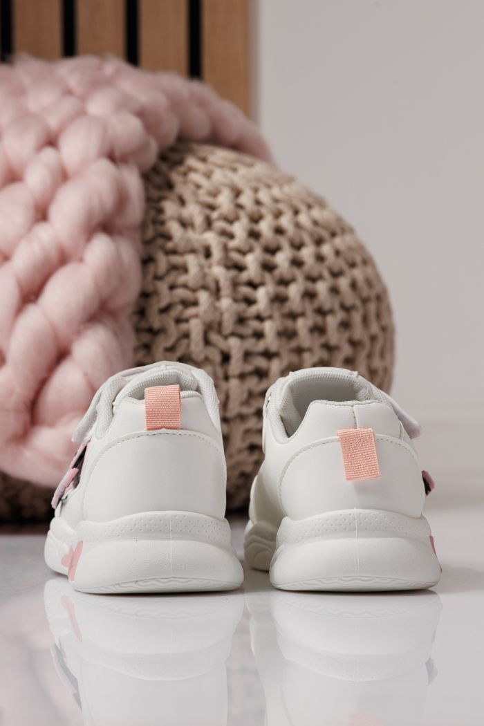 Gyerekcipők rózsaszín öko bőrből készült Bubu #24372