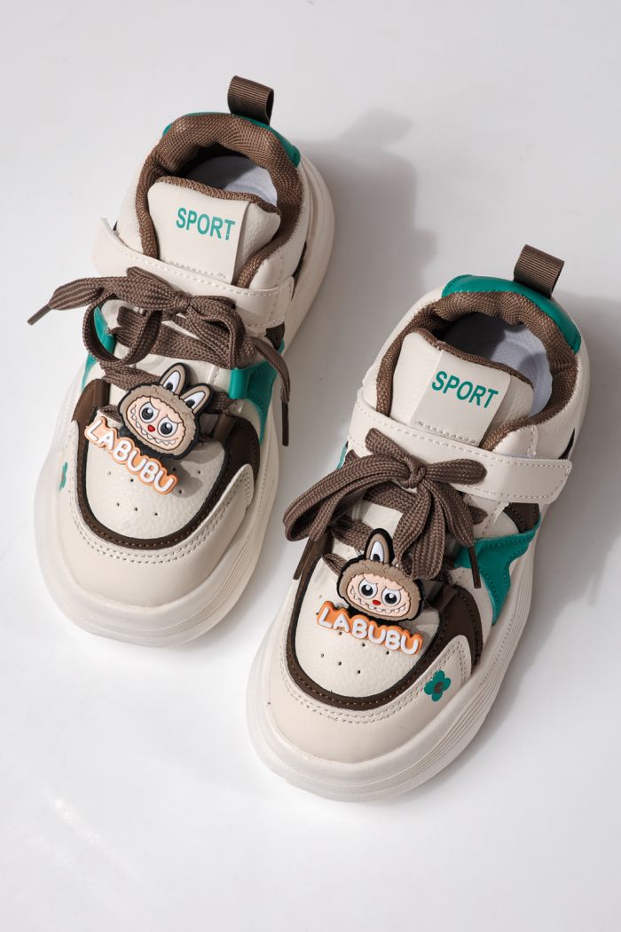 Gyerekcipők zöldellő öko bőrből készült Bubu #24338