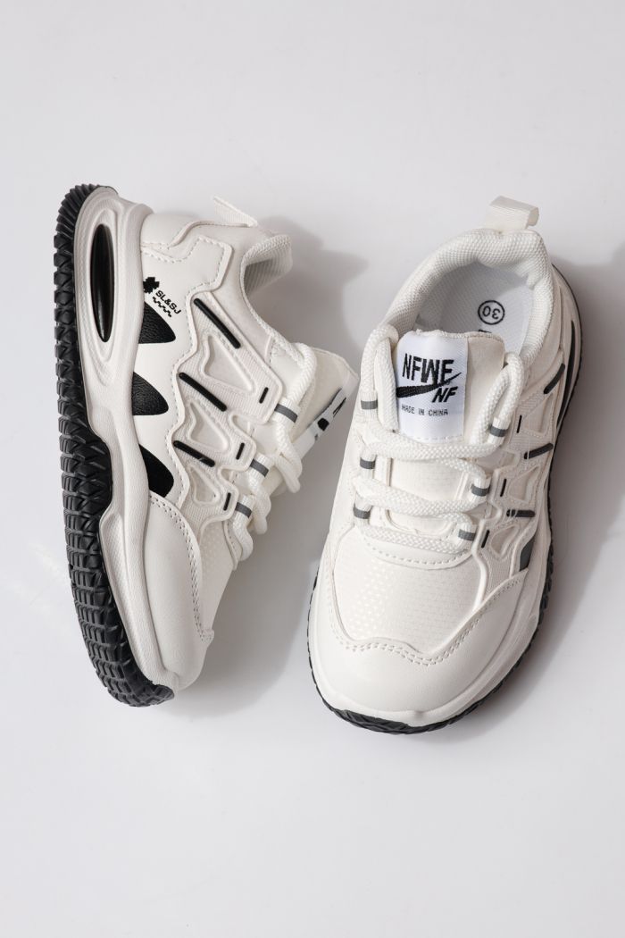 Gyerekcipők fehér öko bőrből készült Calista #24365