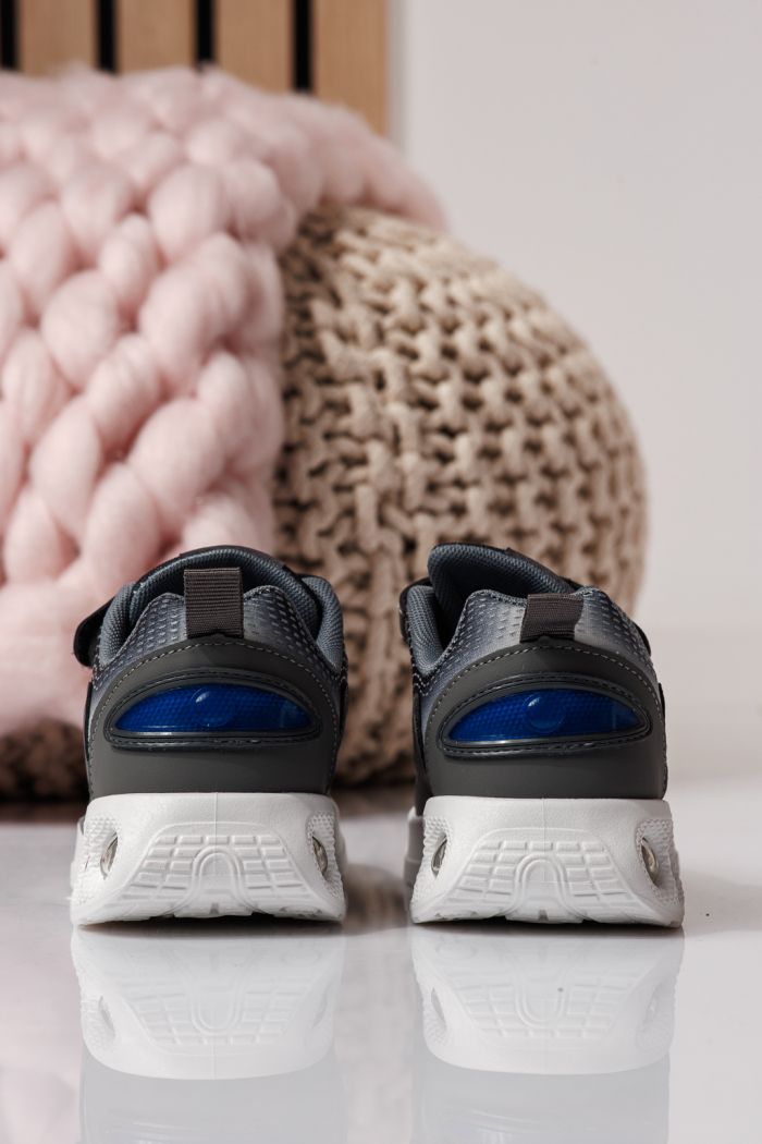 Gyerekcipők szürke textil anyagból készült Victoria #24353