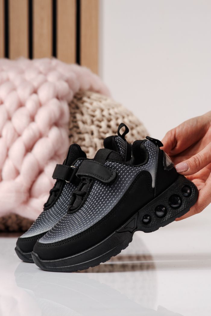 Gyerekcipők fekete textil anyagból készült Victoria #24357