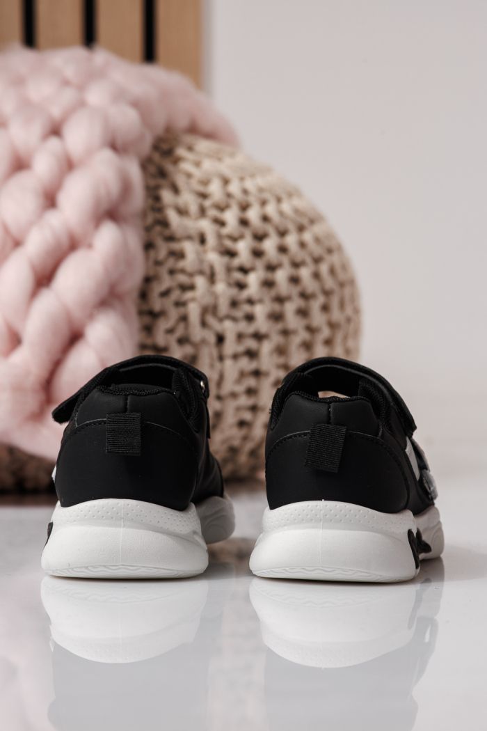 Gyerekcipők fekete öko bőrből készült Bubu #24374