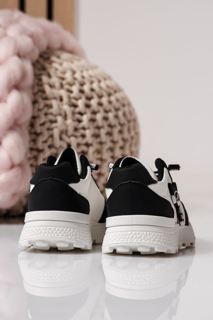 Gyerekcipők fekete öko bőrből készült Ana #24385