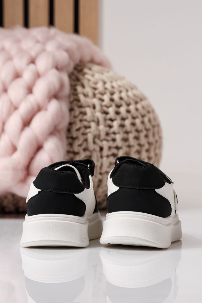 Gyerekcipők fehér öko bőrből készült Isabella #24362