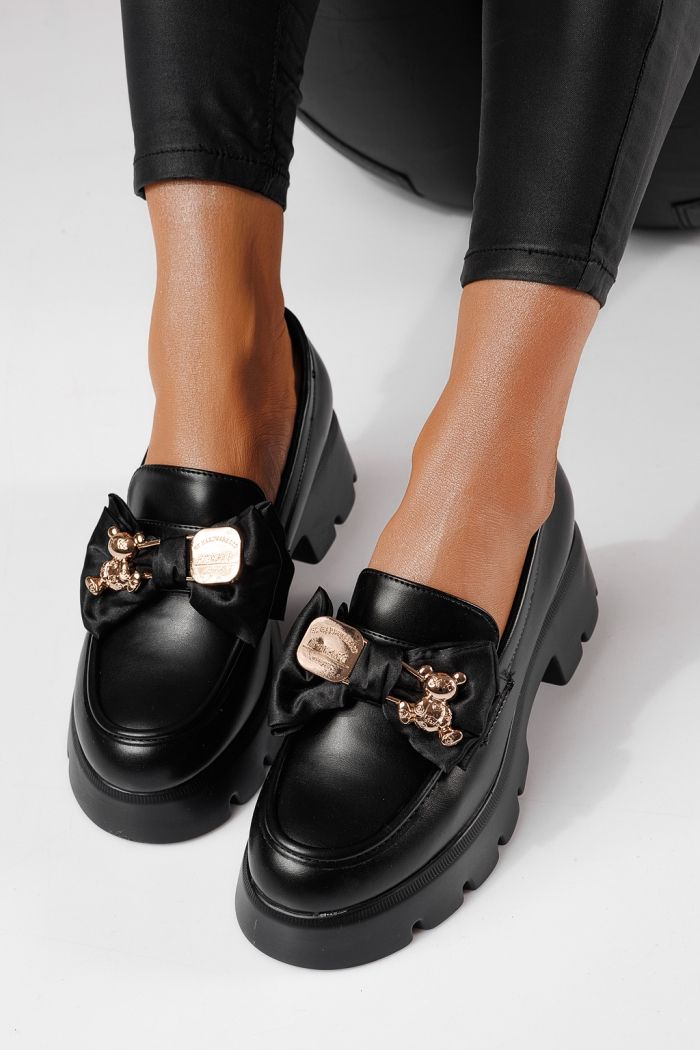 Natalia Fekete Női Alkalmi Cipő #16429