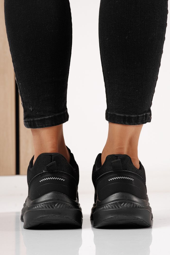 Női sportcipők fekete textil anyagból készült Anaiss #24389