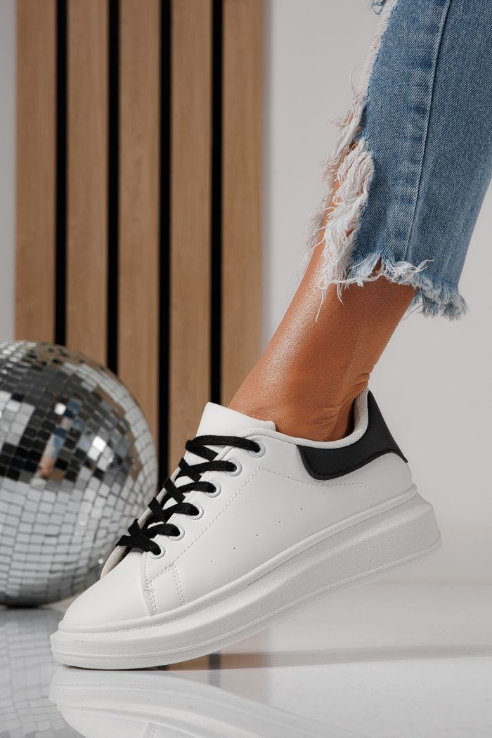 Női sportcipők fehér öko bőrből készült Sofia #24322