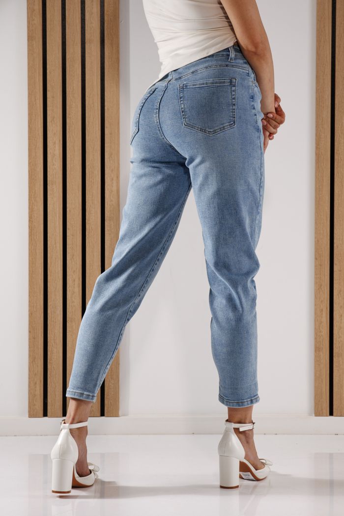 Női Baggy Fit farmernadrág Aylin kék #A1360