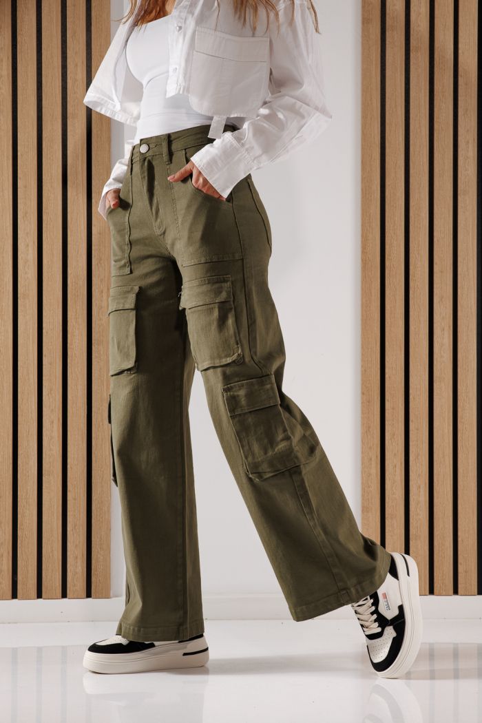 Miki Keki Női Cargo Tipusu Farmer #A642