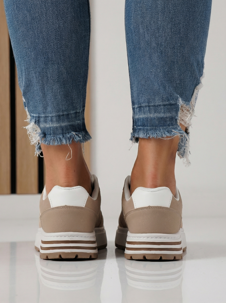 Női sportcipők fehéri öko bőrből készült Tabitha #24456