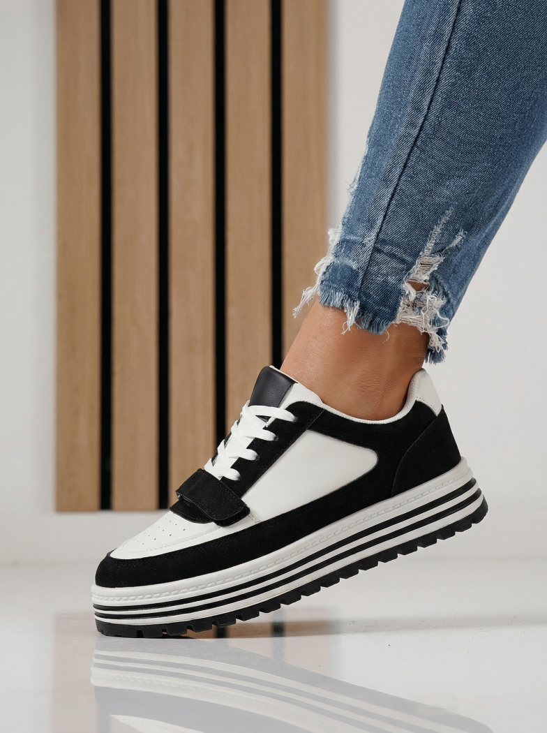 Női sportcipők fehéri öko bőrből készült Tabitha #24454