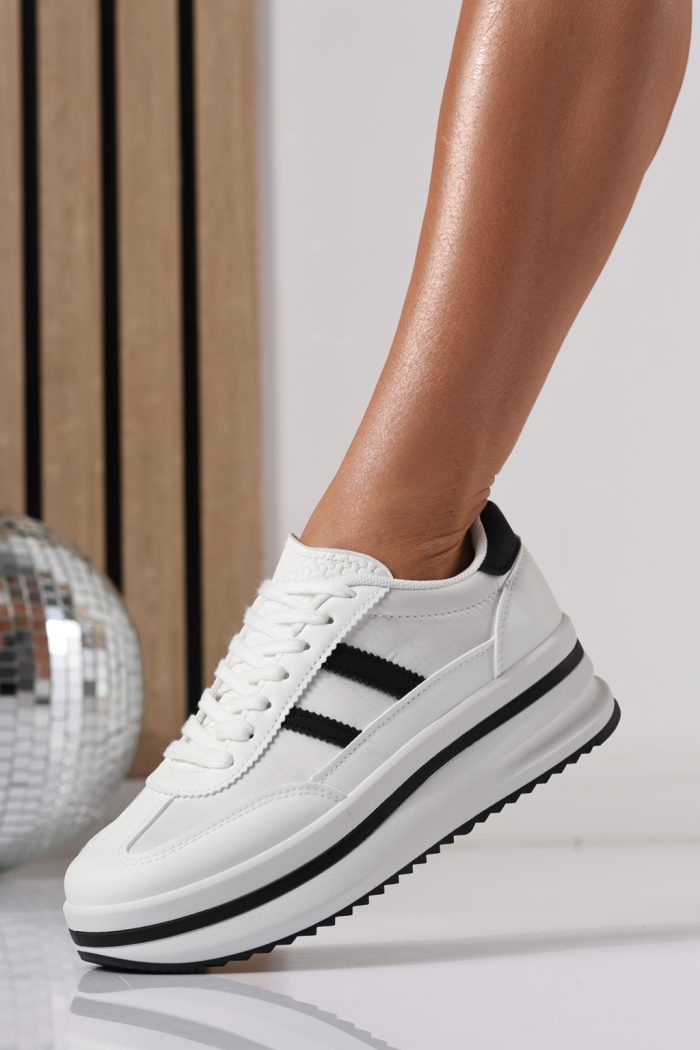 Női sportcipők fehér öko bőrből készült Diana2 #24476