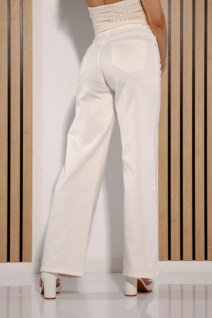 Női trapéz farmer  Akeila fehéri #A1382