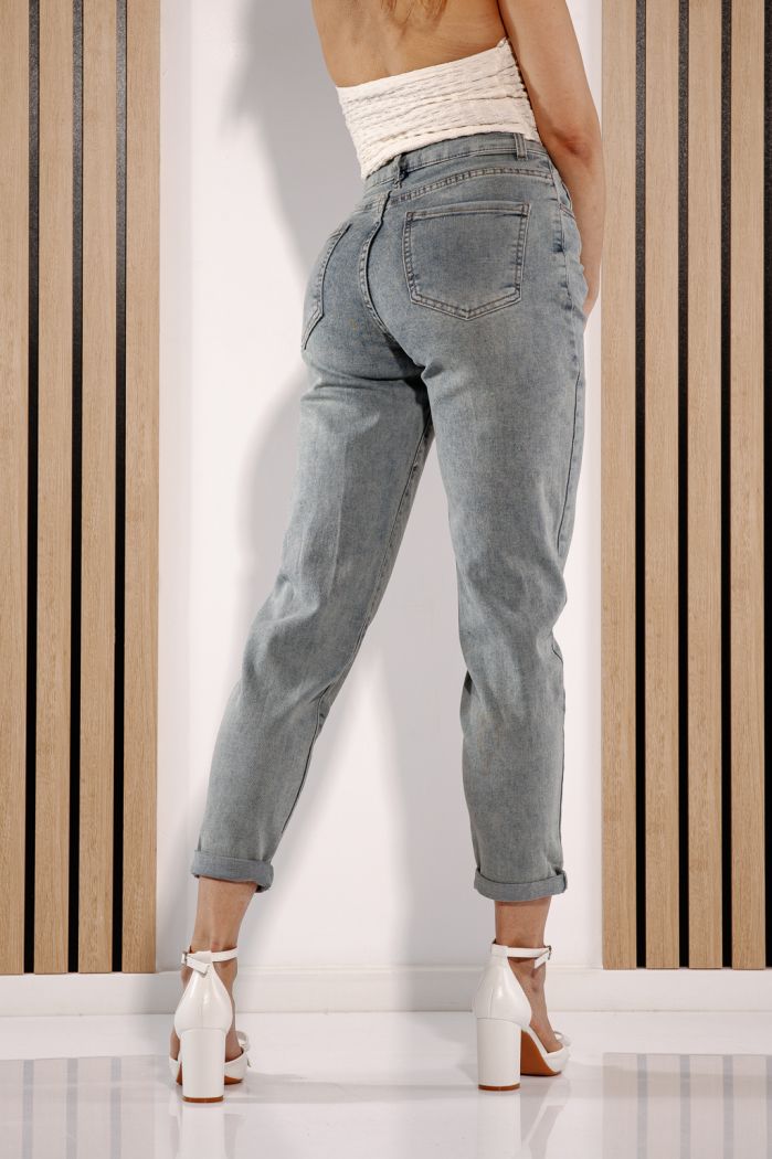 Női Baggy Fit farmernadrágok Olga kék #A1381