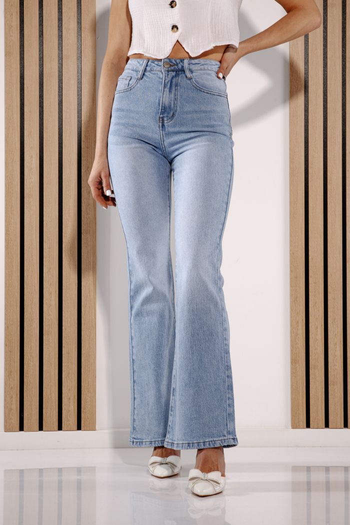 Női trapéz farmer  Beatriz kék #A1376